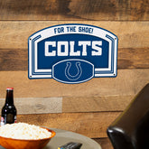 Indianapolis Colts USA Embossed Steel Wall Sign, 11" x 17", NFL, Home
