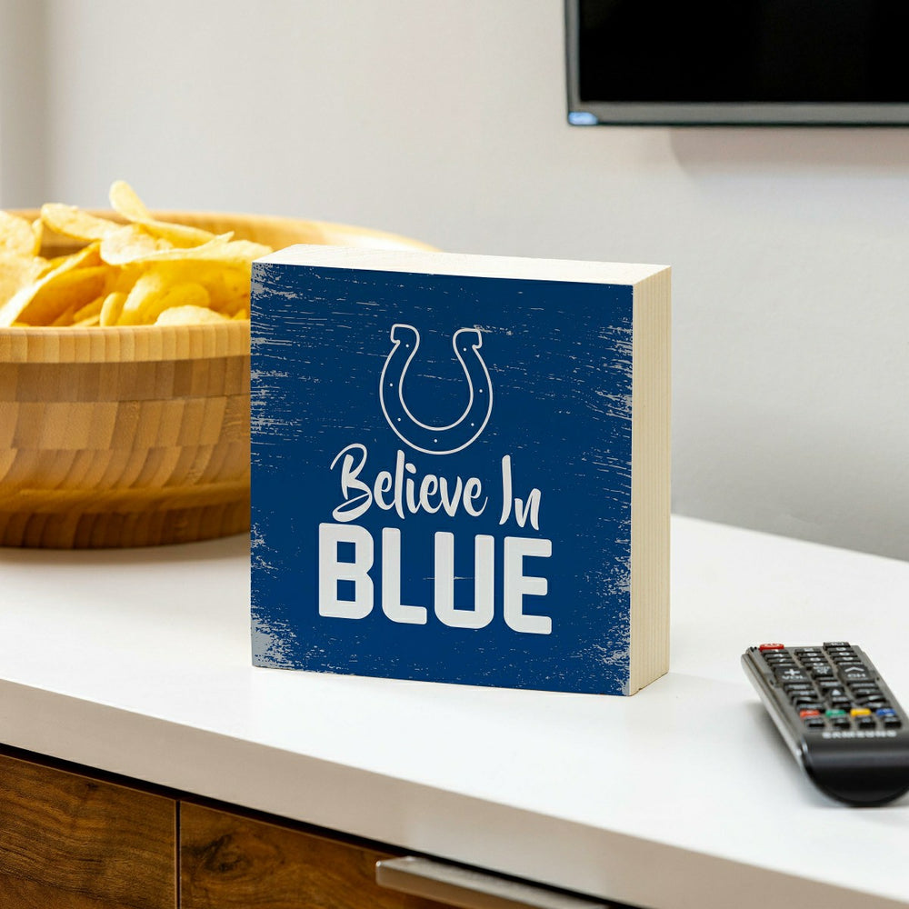Indianapolis Colts Plock, Down Home Fans, 6x6, NFL, Home