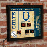 Scoreboard Wall Clock, Indianapolis Colts, NFL, Home