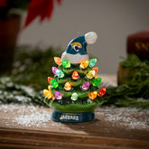 4" Mini LED Tabletop Christmas Tree, Set of 2, Jacksonville Jaguars, NFL, Home