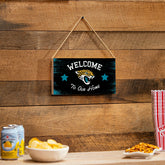 Jacksonville Jaguars Wood Wall Sign, 6x11, NFL, Home