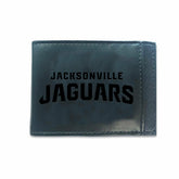 Front Pocket Wallet w/ RFID Blocking, Jacksonville Jaguars, Black, NFL, Home