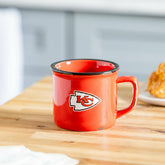 Kansas City Chiefs Ceramic Camp Cup with Enamel Finish, 14oz, NFL
