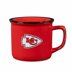 Kansas City Chiefs Ceramic Camp Cup with Enamel Finish, 14oz, NFL