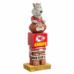 Kansas City Chiefs Tiki Team Totem Garden Statue, NFL, Home