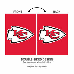 Kansas City Chiefs Applique Garden Flag, NFL, Home