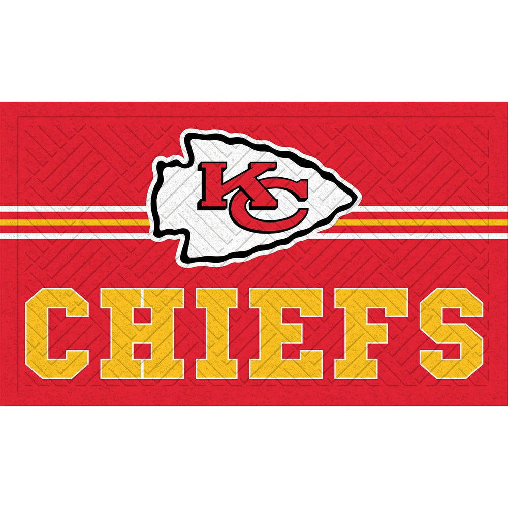 Embossed Mat, Cross Hatch, Kansas City Chiefs, NFL