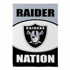 Las Vegas Raiders Suede Flag, House, NFL