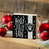 Las Vegas Raiders Block, Holiday, 6x6, NFL, Home