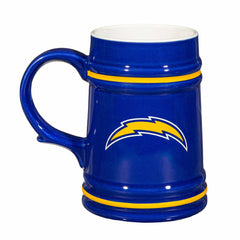 Los Angeles Chargers Ceramic Stein Cup, 24oz, NFL, Home