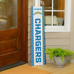 47" Double Sided Leaner, Los Angeles Chargers, Christmas, NFL, Home