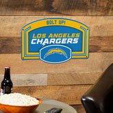 Los Angeles Chargers USA Embossed Steel Wall Sign, 11" x 17", NFL, Home