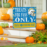 Los Angeles Chargers Yard Sign, Halloween Treats for Fans, NFL, Home