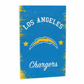 Los Angeles Chargers Wood Wall Sign, 16x24, NFL, Home