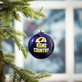 Blown Glass Ornament, Los Angeles Rams, NFL, Home