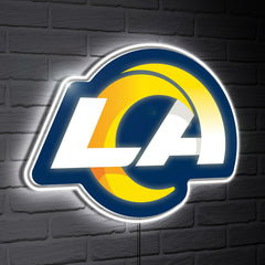Los Angeles Rams LED Wall Decor, Glazelite, Logo, NFL, Home