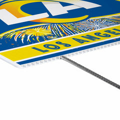 Los Angeles Rams Yard Sign, Patriotic, NFL, Home