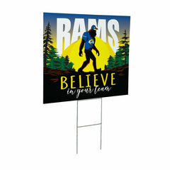 Los Angeles Rams Yard Sign, Bigfoot, NFL, Home
