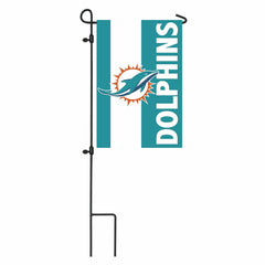 Miami Dolphins Embellished Garden Flag, NFL, Home