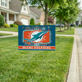 Miami Dolphins Yard Sign, Patriotic, NFL, Home