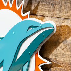 Miami Dolphins Premier Metal Wall Art, NFL, Home