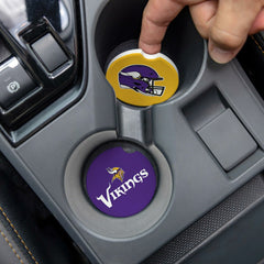 Minnesota Vikings Car Coaster Set, 2pc, NFL