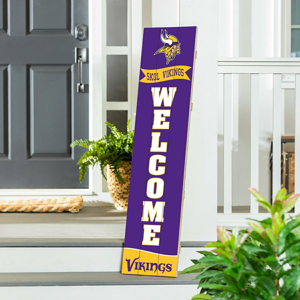 Minnesota Vikings Large Single Sided Leaner, 46", NFL, Home