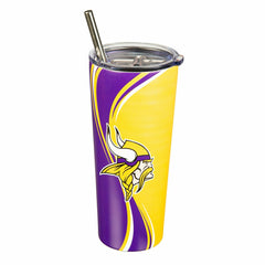 Stainless Steel Tumbler, 20oz, Minnesota Vikings, NFL, Home