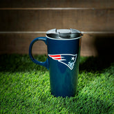 New England Patriots, 17oz Boxed Travel Latte, NFL, Home