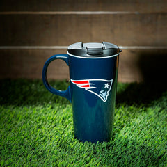 New England Patriots, 17oz Boxed Travel Latte, NFL, Home