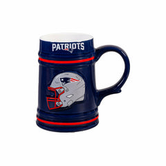 New England Patriots Ceramic Stein Cup, 24oz, NFL, Home