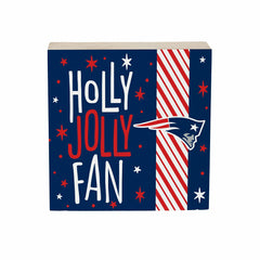 New England Patriots Block, Holiday, 6x6, NFL, Home