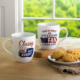 New York Giants, Ceramic Cup O'Java 17oz Gift Set, NFL, Home