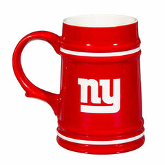 New York Giants Ceramic Stein Cup, 24oz, NFL, Home