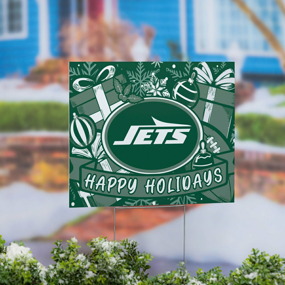 New York Jets Yard Sign, Holiday, NFL, Home
