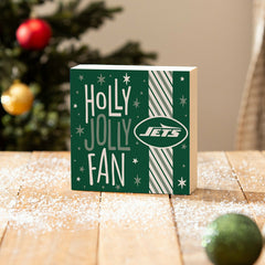 New York Jets Block, Holiday, 6x6, NFL, Home