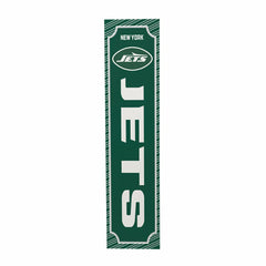 New York Jets Winter Seasonal Double Sided Large Leaner, 46", NFL, Home