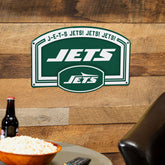 New York Jets USA Embossed Steel Wall Sign, 11" x 17", NFL, Home