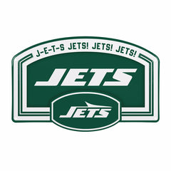 New York Jets USA Embossed Steel Wall Sign, 11" x 17", NFL, Home
