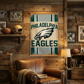 Philadelphia Eagles, Canvas Wall Tapestry, Medium, 36x24, NFL, Home