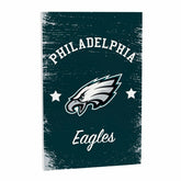 Philadelphia Eagles Wood Wall Sign, 16x24, NFL, Home