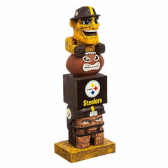 Pittsburgh Steelers Tiki Team Totem Garden Statue, NFL, Home