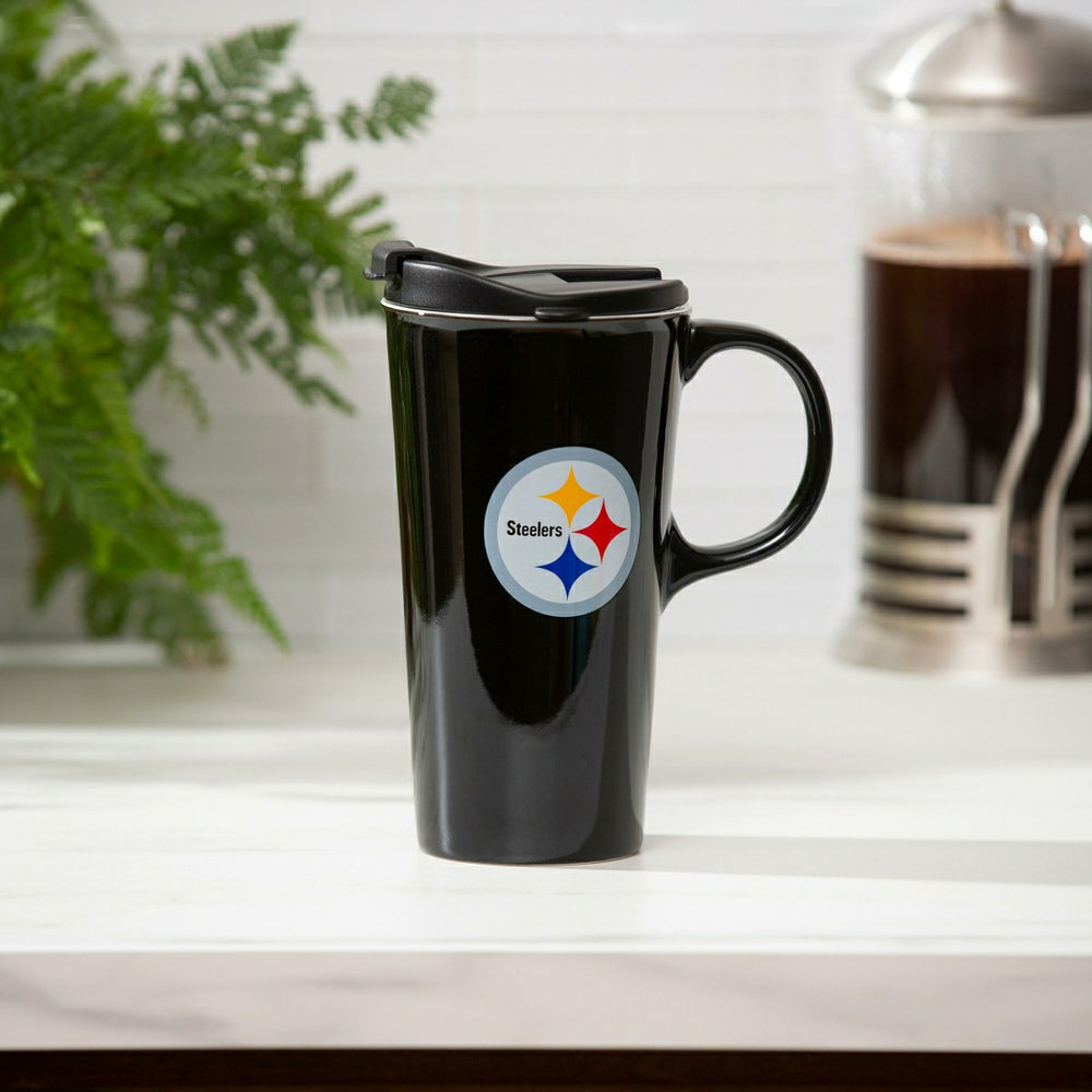 Pittsburgh Steelers, 17oz Boxed Travel Latte, NFL, Home