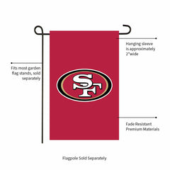 Applique Flag, Gar., San Francisco 49ers, NFL, Home