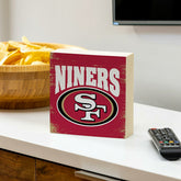 San Francisco 49ers Plock, Down Home Fans, 6x6, NFL, Home