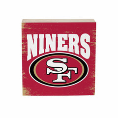 San Francisco 49ers Plock, Down Home Fans, 6x6, NFL, Home