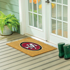 San Francisco 49ers Large Full Color Coir Mat, 36"x24", NFL