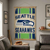 Seattle Seahawks, Canvas Wall Tapestry, Large, 54x36, NFL, Home