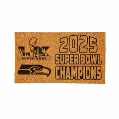 Seattle Seahawks, Super Bowl 60, Champions, Coir Mat, One Color, 28"x , NFL