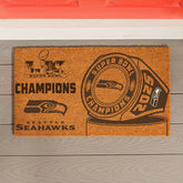 Seattle Seahawks, Super Bowl 60, Ring, Coir Mat, One Color, NFL